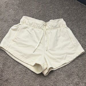 Women's Cream Shorts
